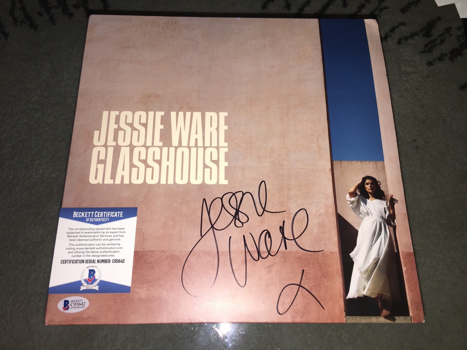Jessie Ware Signed Glasshouse Vinyl “Wildest Moments” Beckett eBay