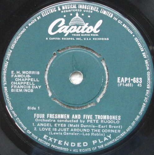 The Four Freshmen - Four Freshmen And Five Trombones (7", EP)