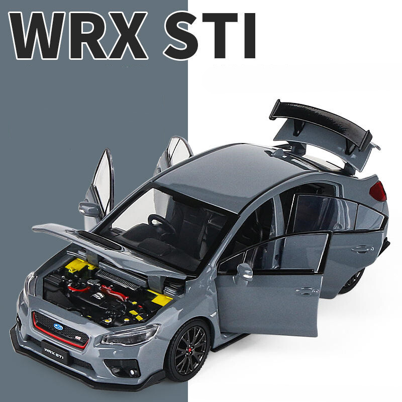 1/32 Subarus WRX STI Alloy Sports Car Model Diecast Metal Toy Vehicle  Gift Kids
