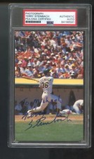 Terry Steinbach Photo Signed Autograph Auto PSA/DNA COA Baseball Card To Michael