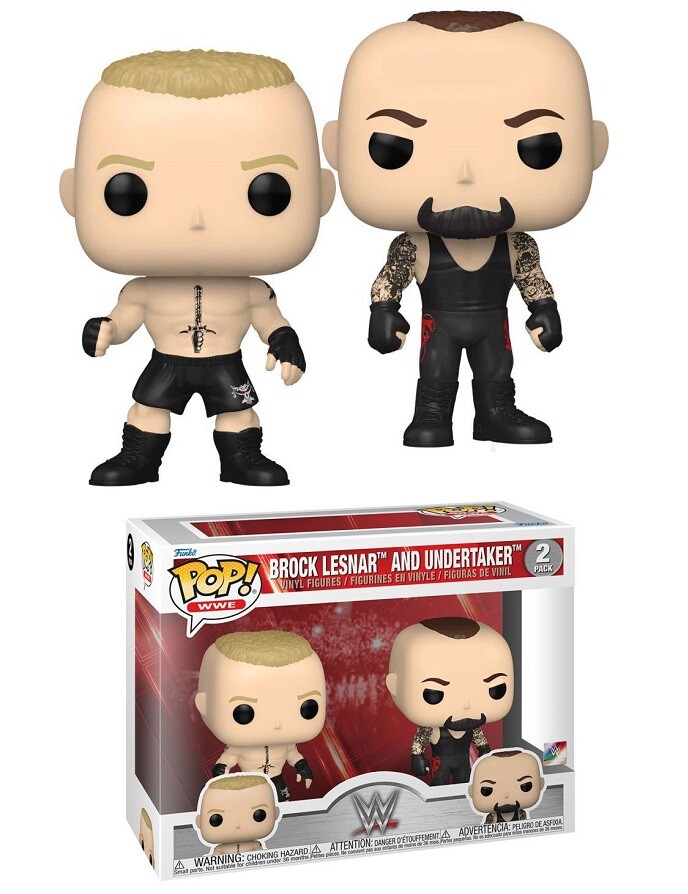 WWE Brock Lesnar & Undertaker Pop! Vinyl Figure 2-Pack OE | eBay UK