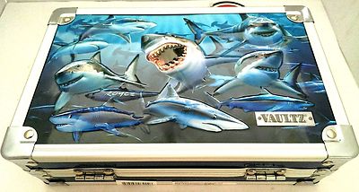 Vaultz Metal Pencil Box w/Sturdy Key Lock Exterior Includes Keys New 3D Sharks | eBay Vaultz Metal Pencil Box w/Sturdy Key Lock Exterior Includes Keys New 3D Sharks | eBay