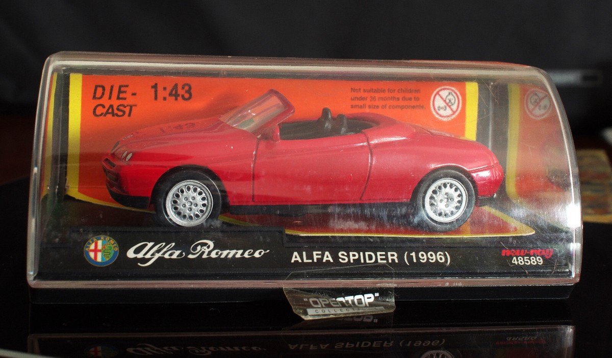 Automodello Alfa Romeo ALFA SPIDER 1996 New-Ray Die Cast 1:43 48589  vintage