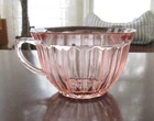 Pink Depression Hocking  Old Cafe Standard Size Tea Coffee Cup