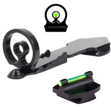Bullseye  GREEN Fiber Optic Sight Set fits Winchester  67, 69, 72, 74  NEW