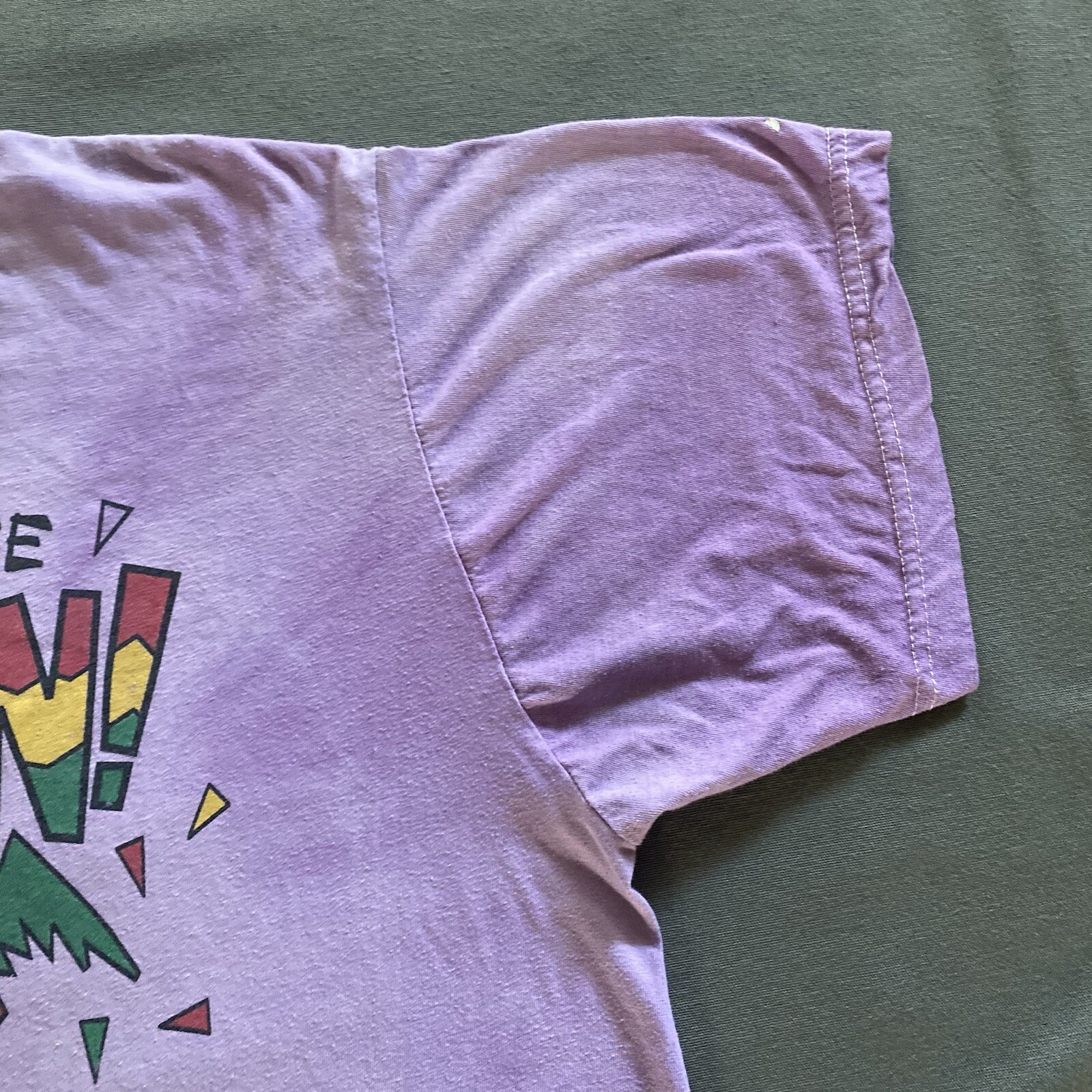 Vintage We Be Jammin T Shirt Mens Medium Purple Tie Dye Bahamas Travel 00z Y2k