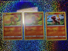 Pokemon TCG Team Up Regular Non-Holo: 13/181 Charmeleon; 12/181 Charmander (x2)