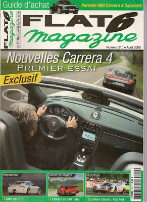 FLAT 6 210 PORSCHE 997 CARRERA 4 GMG 997 GT3 930 TURBO 993 C4 CABRIOLET 901