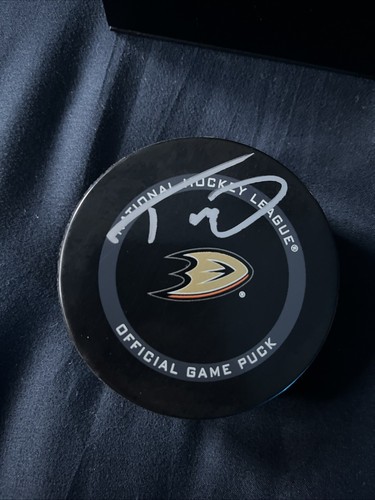 Trevor Zegras Anaheim Ducks authenticated Autographed puck - Picture 3 of 3