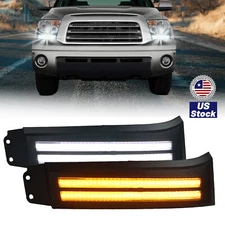 Daytime Running Light Turn Signal Fog for Toyota Tundra 2007-2013 Sequoia2008-17