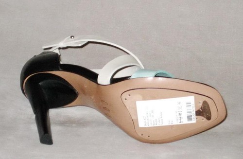NEW CoSTUME NATIONAL LIMA TRICOLOR Leather Sandal 7 - 7.5 Made In ITALY MP$758 - Picture 8 of 8