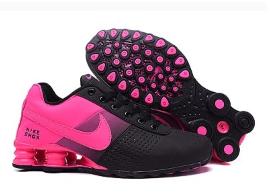 LIMITED Hot New Women Black and Nike Shox Delivers Running Custom |