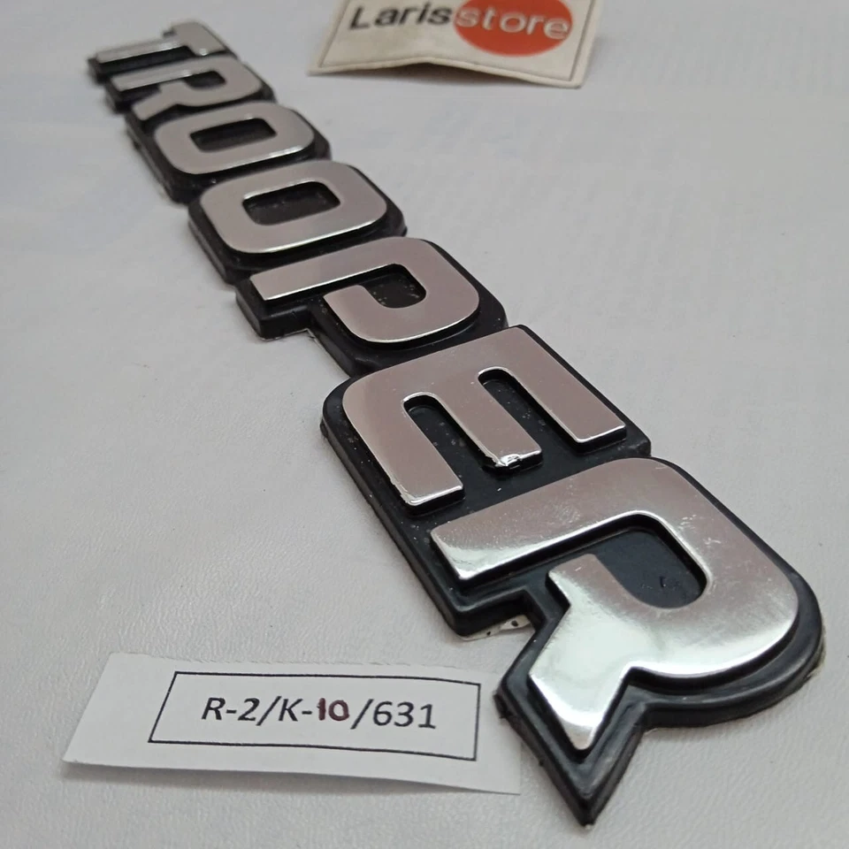 Isuzu Trooper 1986 1987 1988 1989 1990 1991 Trooper Emblema Insignia Logo Par NUEVO Foto 3 de 4