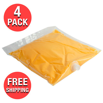 (4-Pack) Carnival King 110 oz. Cheddar Cheese Flavor Sauce Pantry Food Supply