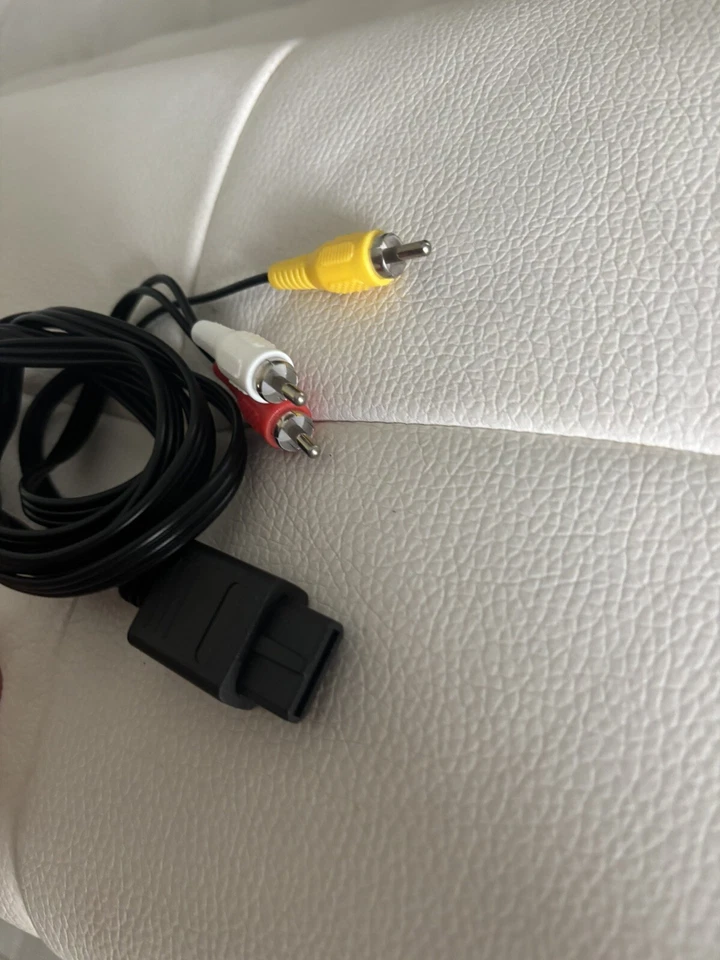 N64 SNES Gamecube 6 футов RCA AV TV аудио видео стерео кабель шнур для Nintendo 64 - Изображение 2 из 3