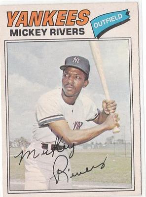 Mickey Rivers Rookie Card MICKEY RIVERS 1977 OPC O-Pee-Chee card #69 New York Yankees NR MT | eBay