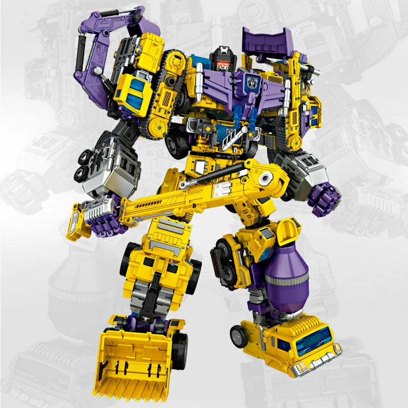 IN STOCK NBK Devastator Transformation Toy Oversize Figure 6 in 1 NEW - Image 4 of 4