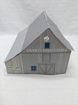 Paper Places 30mm Scale Whitewash City Livery Feed Stable Miniature Terrain 