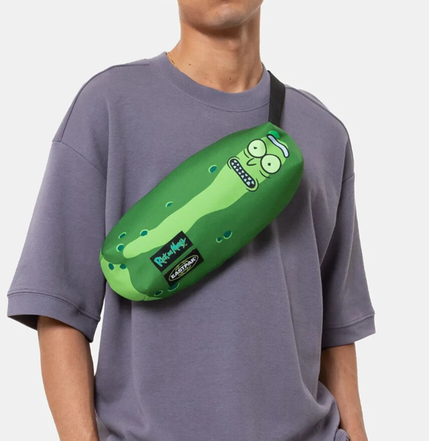 Rare Eastpak Rick Morty Pickle Rig Bag Vacation Gym Casual