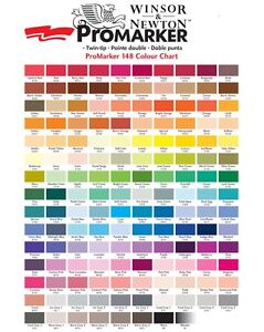 Promarker Color Chart