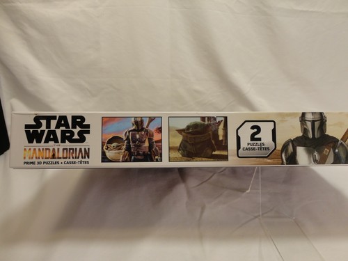 Nuovo con scatola! STAR WARS IL MANDALORIANO 3D Puzzle (2) 500 pezzi ciascuno - Foto 3 di 4