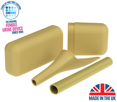 SHEWEE Extreme UK She Can Wee Pisse Trichter Verwendung für Reisen Camping Festivals - Sand