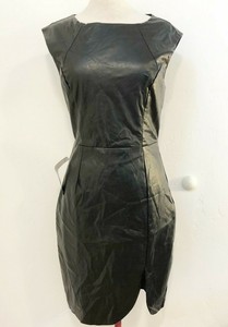 bebe leather dress