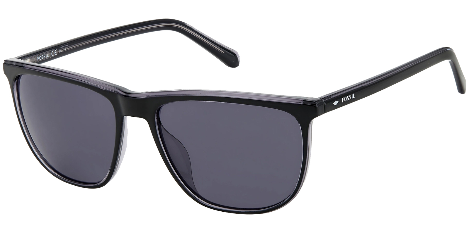 Современные тонкие квадратные солнцезащитные очки Fossil с прозрачной внутренней стороной - FOS3135S 4990₽