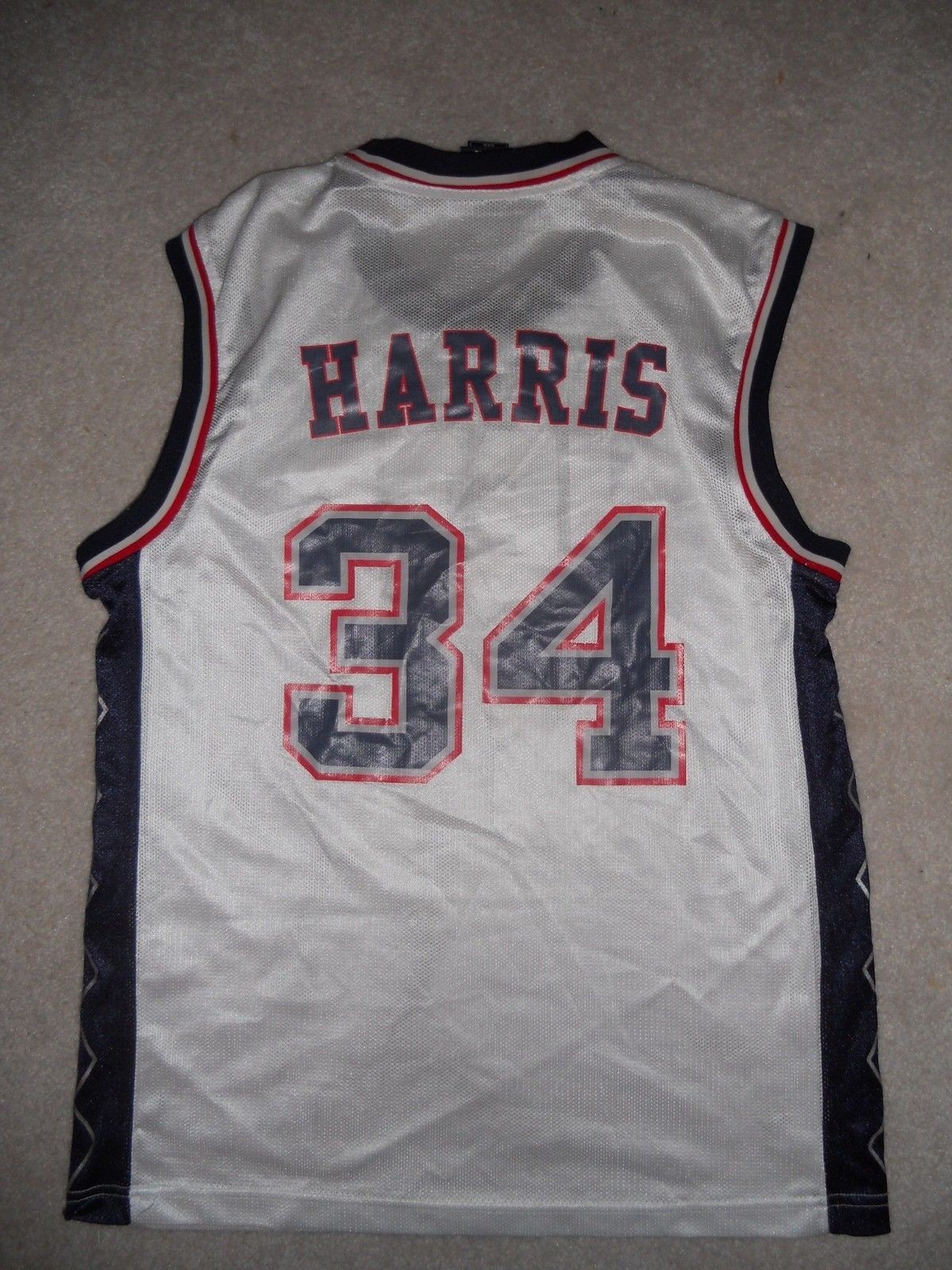 Swingman Women S Devin Harris White Pink Jersey 34 Basketball