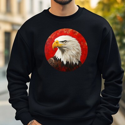 Adler Portrait Sweatshirt Kuschelig und Perfekt für jeden Anlass S bis 4XL