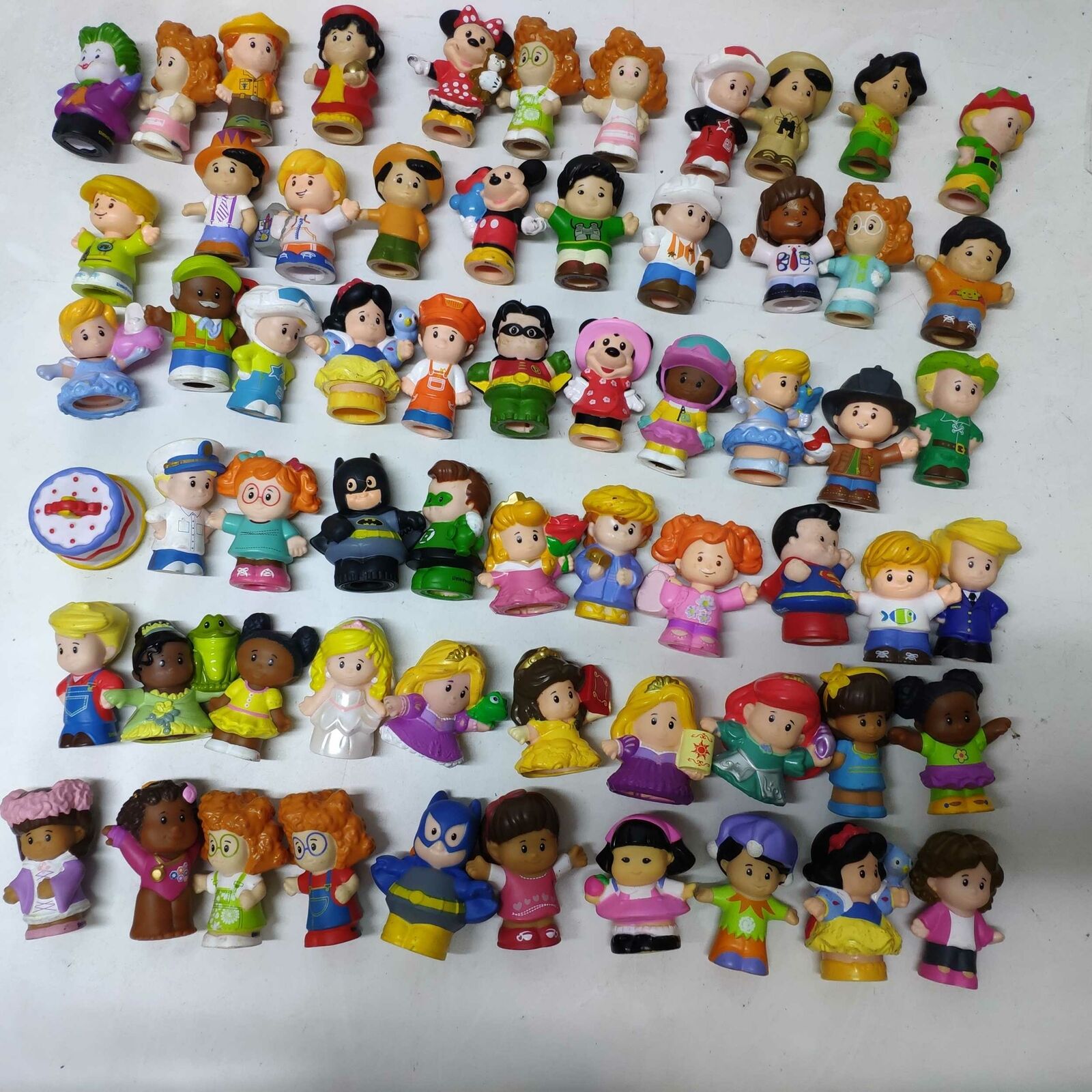 Lot/10 Randomly Fisher Price Little People 2'' Figures Dolls Baby Kids Toys