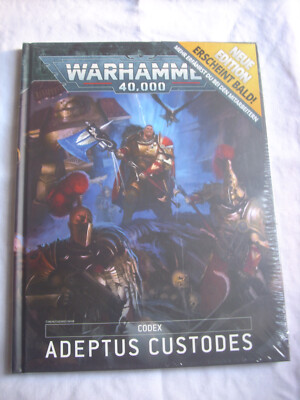 Codex Custodes Warhammer 40k 40000 alte Edition nicht aktuell eingeschweißt