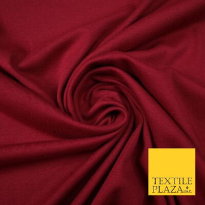 LIGHT MAROON RED Plain Cotton Jersey Fabric Stretch Knit Dress Fabric 60"  7440 | eBay