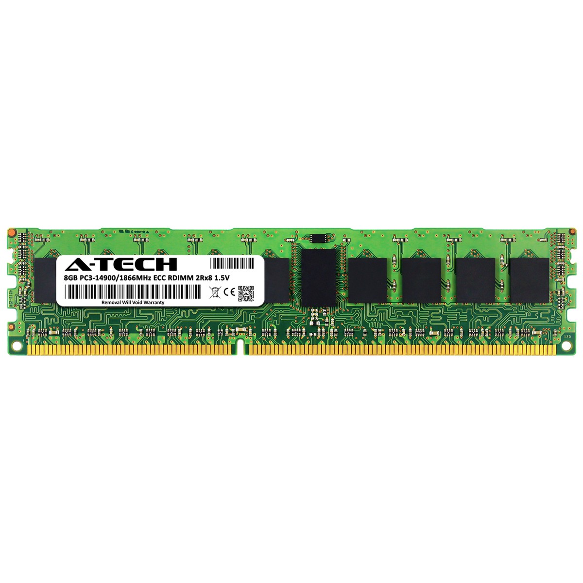 【合計144GB】8GB DDR3 ECC Reg（RDIMM） × 18枚 8GB DDR3 1866 ECC RDIMM Micron MT18JDF1G72PDZ-1G9P1 Equivalent