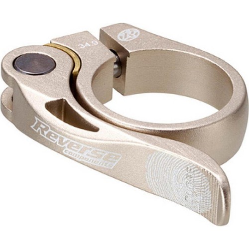 Morsetto Sella Reverse Long Life Ø34,9Mm In Sabbia Metallico Con Piastra In Otto