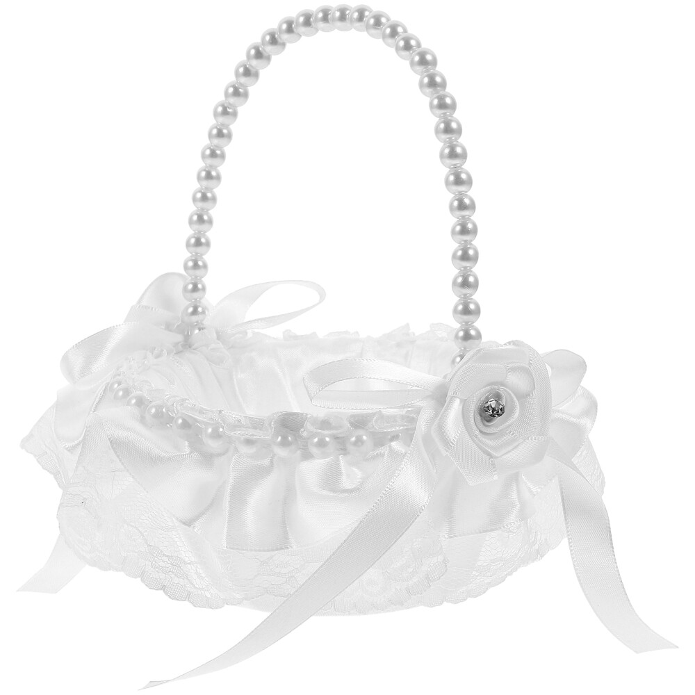 Wedding Party Supplies Flower Girl Baskets for Weddings Pearl eBay