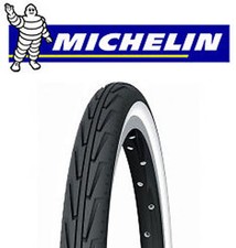 Pneu Vélo MICHELIN DIABOLO confort city Noir Blanc tire bike Reifen Fahrrad 