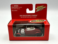JOHNNY WHITE LIGHTNING RETRO RODS 1927 FORD, RED, 1:64, NIB