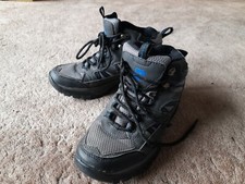 Campri Walking Boots UK Size 4 Ladies Womens Hiking Shoes Grey Good Condition