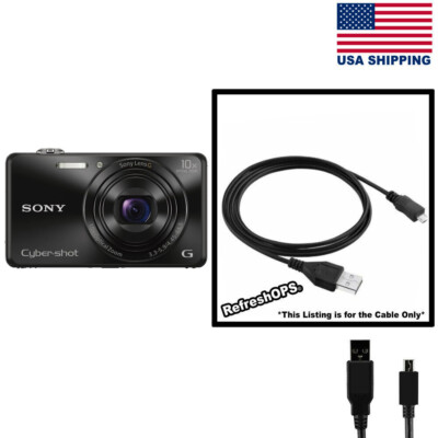 Sony Cyber-shot DSC-WX220 Digital Camera USB Cable Transfer Cord