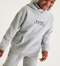 Baker by Ted Baker Overhead 100 Cotton Hoodie Gray Boy 10 Years A000452