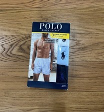 Polo Ralph Lauren Men's Classic Fit Boxers, Size S, brand new sealed box 3 pack
