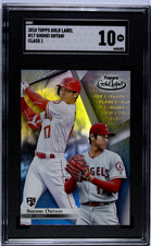 2018 Topps Gold Label #17 Shohei Ohtani Class 1 Rookie SGC 10