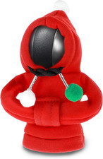 Lustiger Schalthebel Hoodie,Rot Auto-Schalthebelabdeckung Schaltknauf Hoodie wei