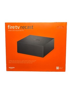Amazon Fire TV Recast 500GB OTA DVR Watch & Record Live TV Alexa New Sealed