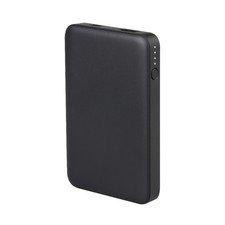5000mAh Portable Power Bank with USB-C and USB-A ports, Compact Size, LED