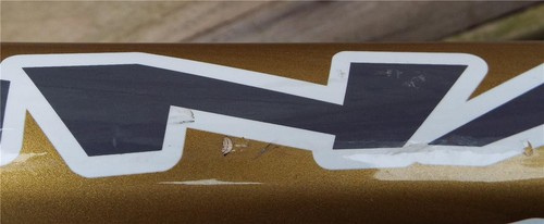 KONA KIKAPU - 19 INCH - 7005 GOLD ALLOY BLACK GREY DECALS - FRONT FRAME TRIANGLE - Picture 4 of 5