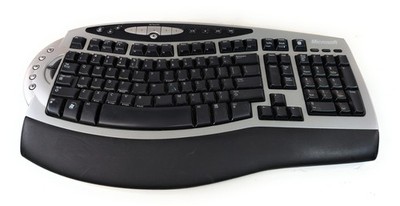 Microsoft Wireless Comfort Keyboard 4000 Model 1045 Ergonomic