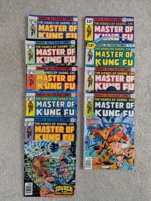 Marvel Comics: Master of Kung Fu issues #61 to 69