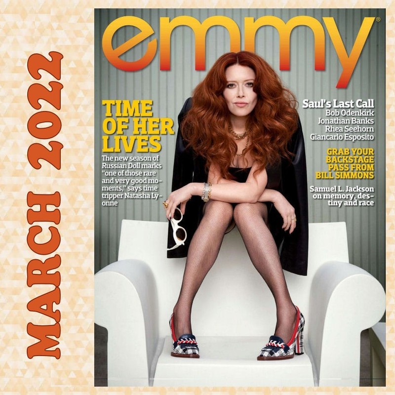 EMMY MAGAZINE March 2022 Vol.44 Issue #3 Lyonne, Odenkirk, Trebek - NEW & Unread